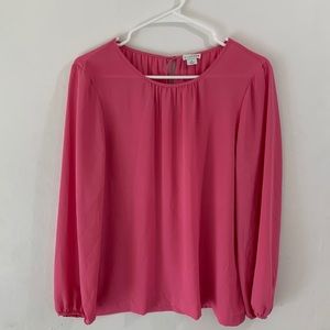 Pink JCREW Blouse